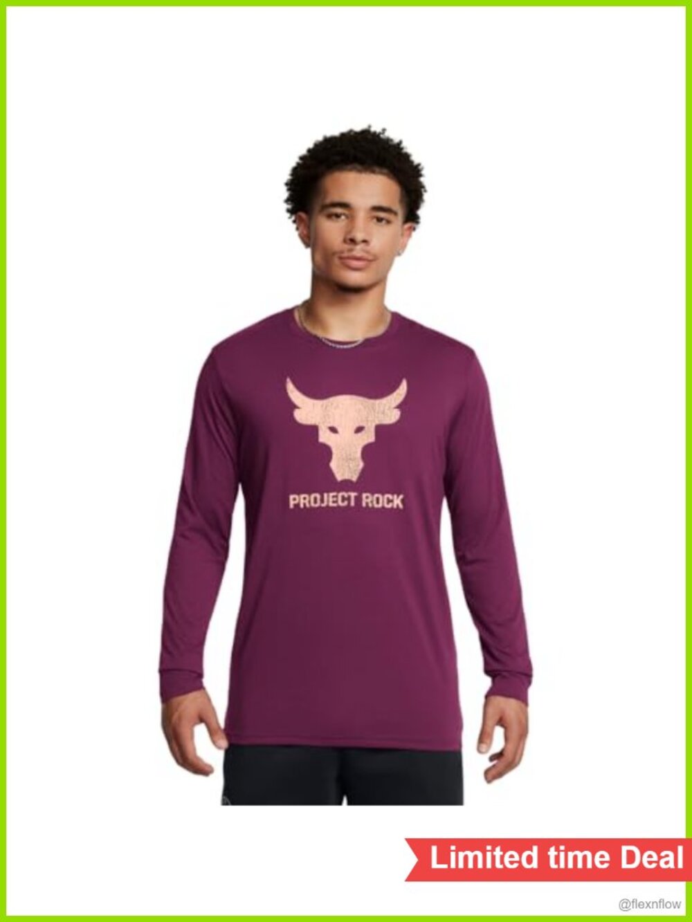 Under Armour Project Rock Brahma Bull Long Sleeve Tee